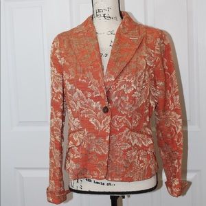 Bebe Orange Blazer